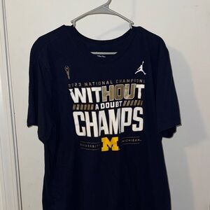 Nike Navy Blue Champions T-Shirt